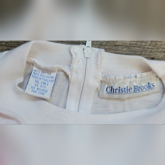 Vintg Early 90's Romper Girls 16/ Women's XS Pink w/90's Style Sun Built-in Tee - Picture 7 of 14